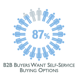87 percent of B2B Buyers want self service option